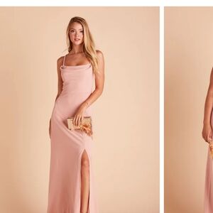 Elegant Pink Maxi Dress